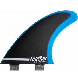 Dérives de surf Feather Fins Fiberglass Blue & Black