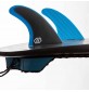 Surfboard fins Feather Fiberglass Blue & Black