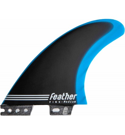 Quillas Feather Fins Fiberglass Blue & Black