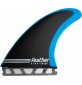 Pinne Feather Fins Fiberglass Blue & Black