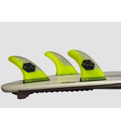 Ailerons de surf Feather Fins Ultralight Base Hex Core