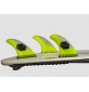 Ailerons de surf Feather Fins Ultralight Base Hex Core