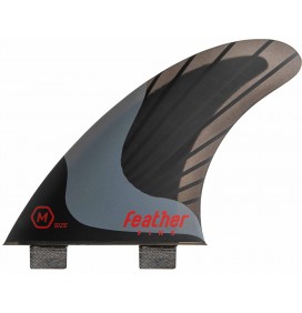 Dérive surf Feather Fins Superlight Black