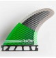 Ailerons de surf Feather Fins Ultralight Black Hexa Core