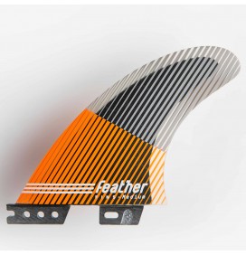 Ailerons de surf Feather Fins Ultralight Black Hexa Core