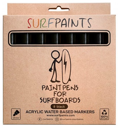 Pinturas para tablas de surf SURFPAINTS Black