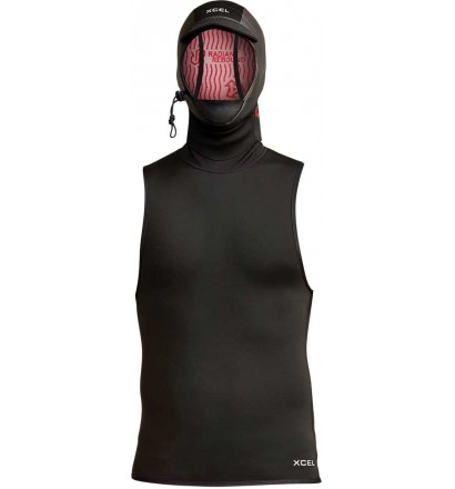 Lycra con Cappuccio XCEL PMS gilet con cappuccio