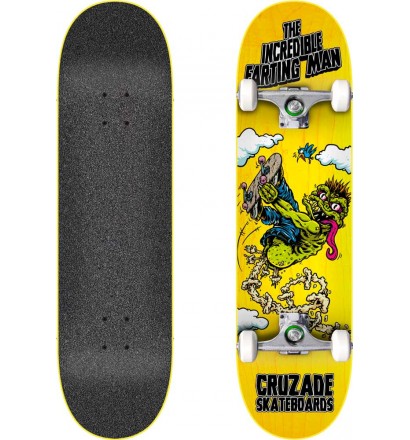 Skateboard Cruzade The Incredible Farting Man 8.25'' Complete