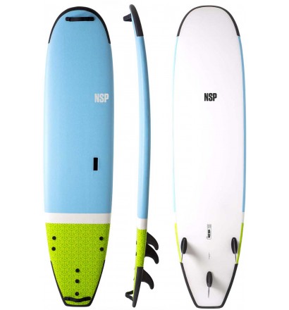 Surfbrett softboard NSP P2 Soft Surf Wide