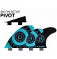 Quilhas surf Shapers Pivot 2.1