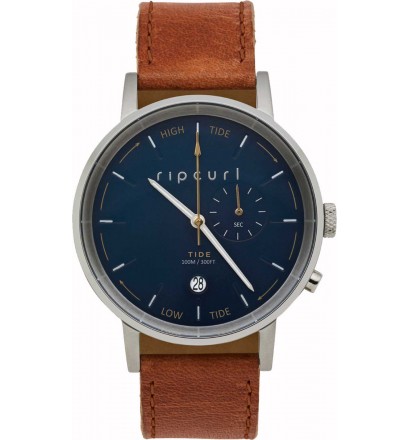 relógio de maré Rip Curl Circa Tide Dial Leather