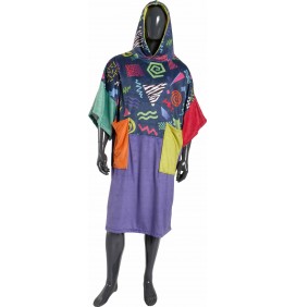 Poncho asciugamano Madness Multi Neon