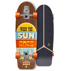 Surfskate Flying Wheels sundown 30''