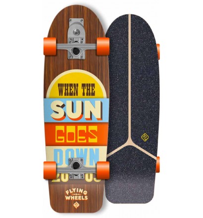 surfskate Flying Wheels sundown 30''