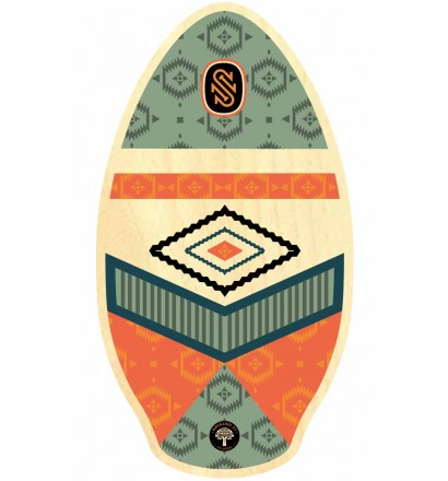 Prancha de skimboard Skim1 Wood 41'' San Diego