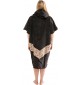 Poncho All In V Beach Crew Leopard