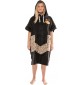 Poncho All In V Beach Crew Leopard