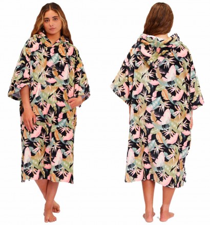 Poncho Billabong Womens Jungle Night