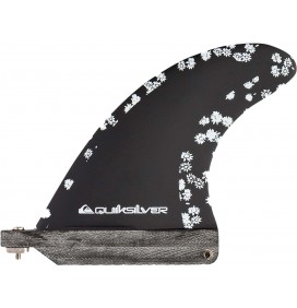 Aileron de surf longboard Quiksilver Black  Single Fin