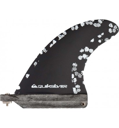 Aileron de surf longboard Quiksilver Black  Single Fin