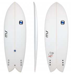 Surfboard Retro Fish MS Black Bass (IN STOCK)