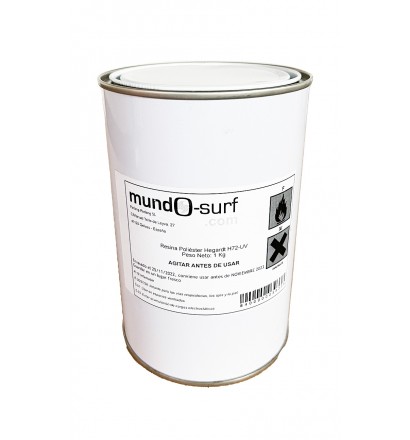 Resin Polyester Hegardt H72-UV - 1Kg