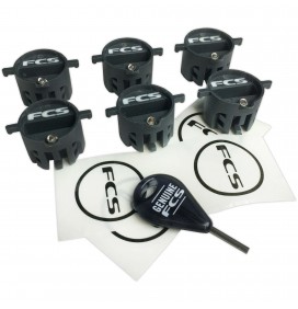 Jeu de 6 plugs d'aillerons FCS X2