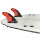 Fins Mundo-Surf MS-1 Carbon quad rear